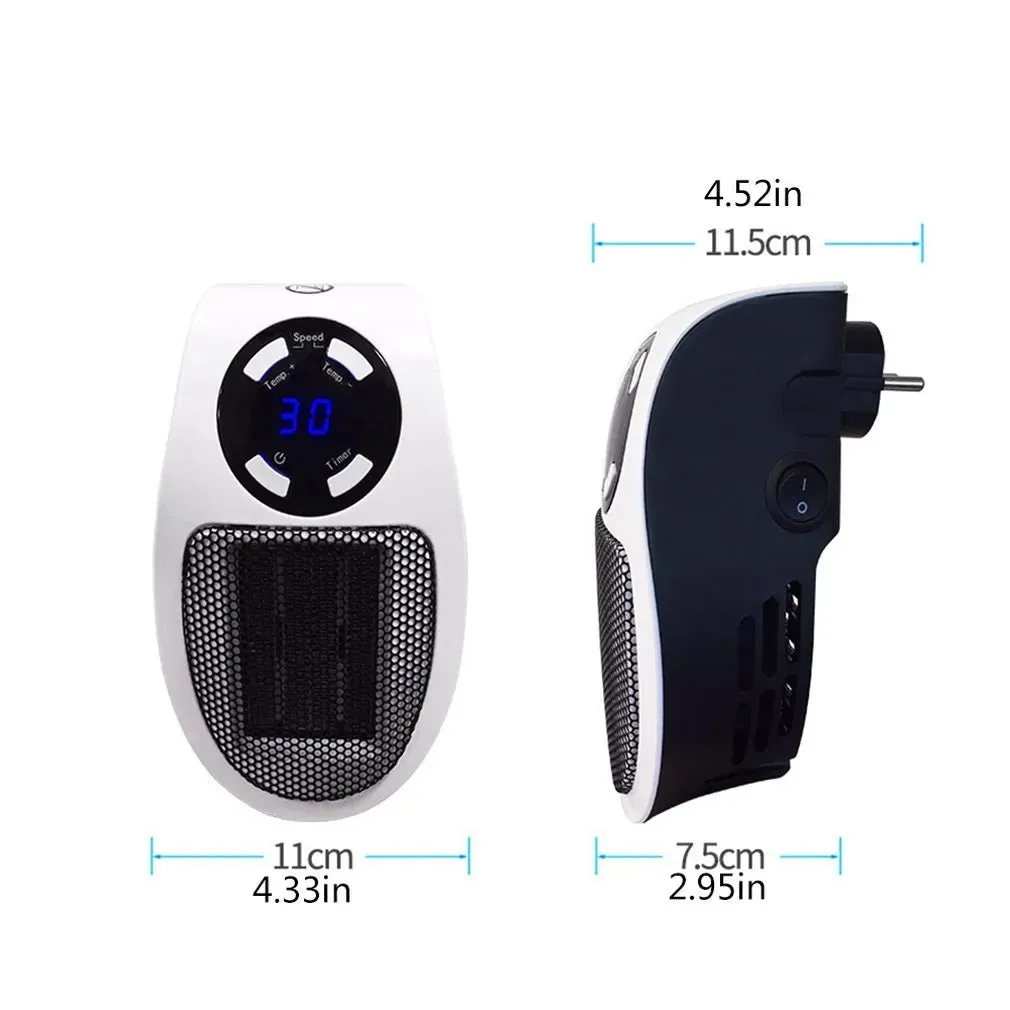 WarmEase Wall Radiator: 500W Remote Controlled