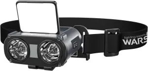 WARSUN Rechargeable Headlamp & Bike Light – 800 Lumens LED Fishing Light with 90° Adjustable COB Panel, Motion Sensor, 5 Modes, for Camping, Hiking, Emergency Use