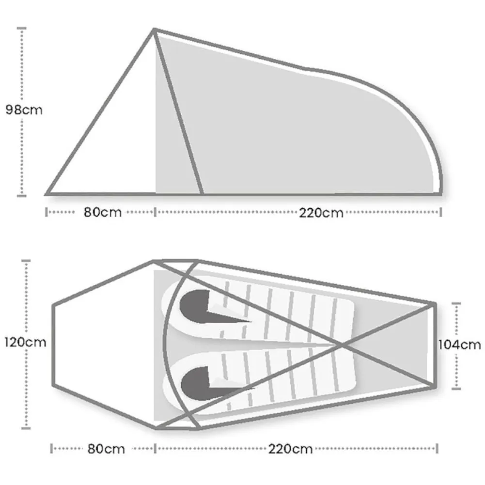 Wild Country Trident 2 Tent - 2 Man Semi-Geodesic Tent