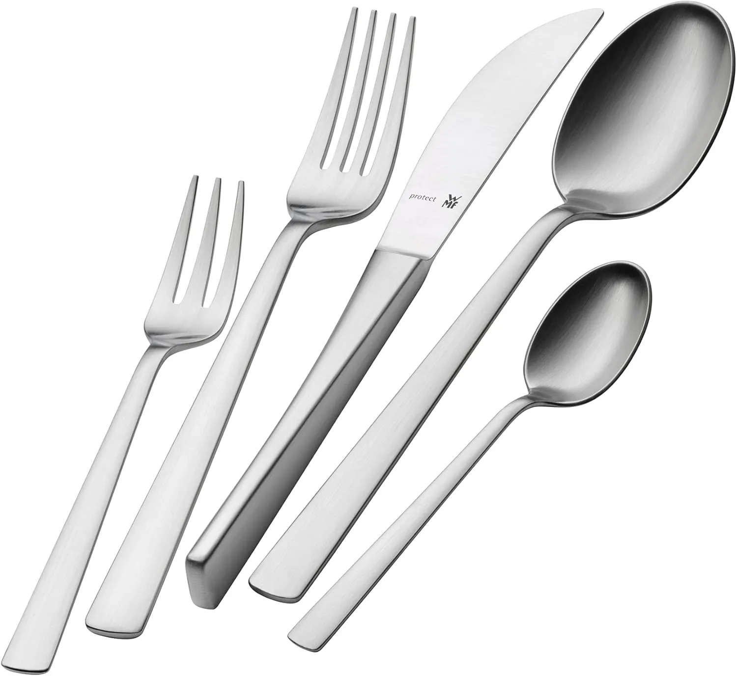 WMF Corvo Cromargan Protect Cutlery Set for 12 People, Silver, 66-Piece