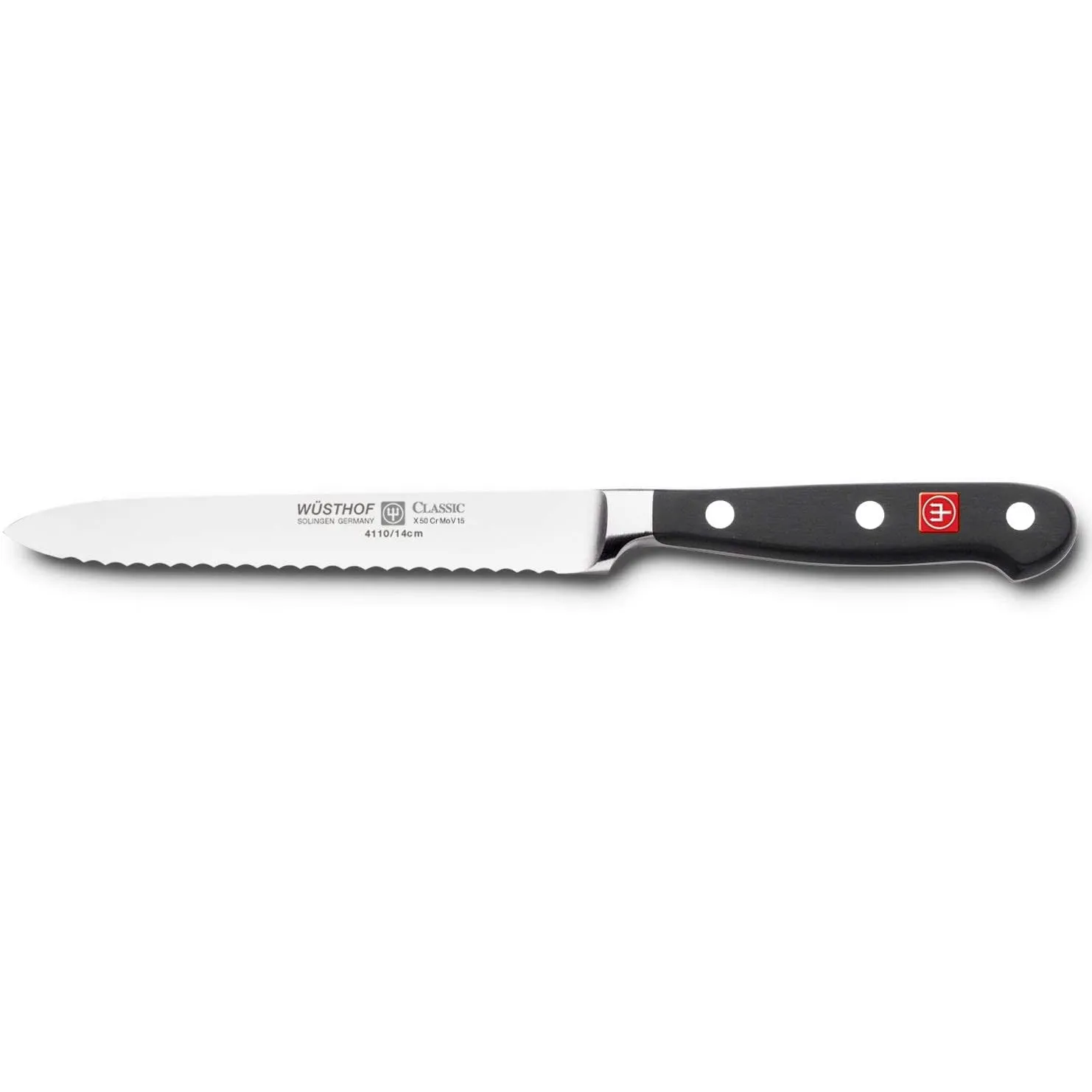 Wüsthof Classic 5" Serrated Utility Knife
