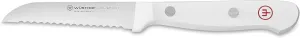WÜSTHOF Gourmet White 3" Serrated Paring Knife