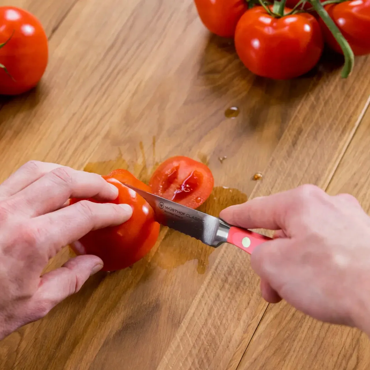 Wusthof Classic Color Series 9" Stainless Steel Double Serrated Bread Knife