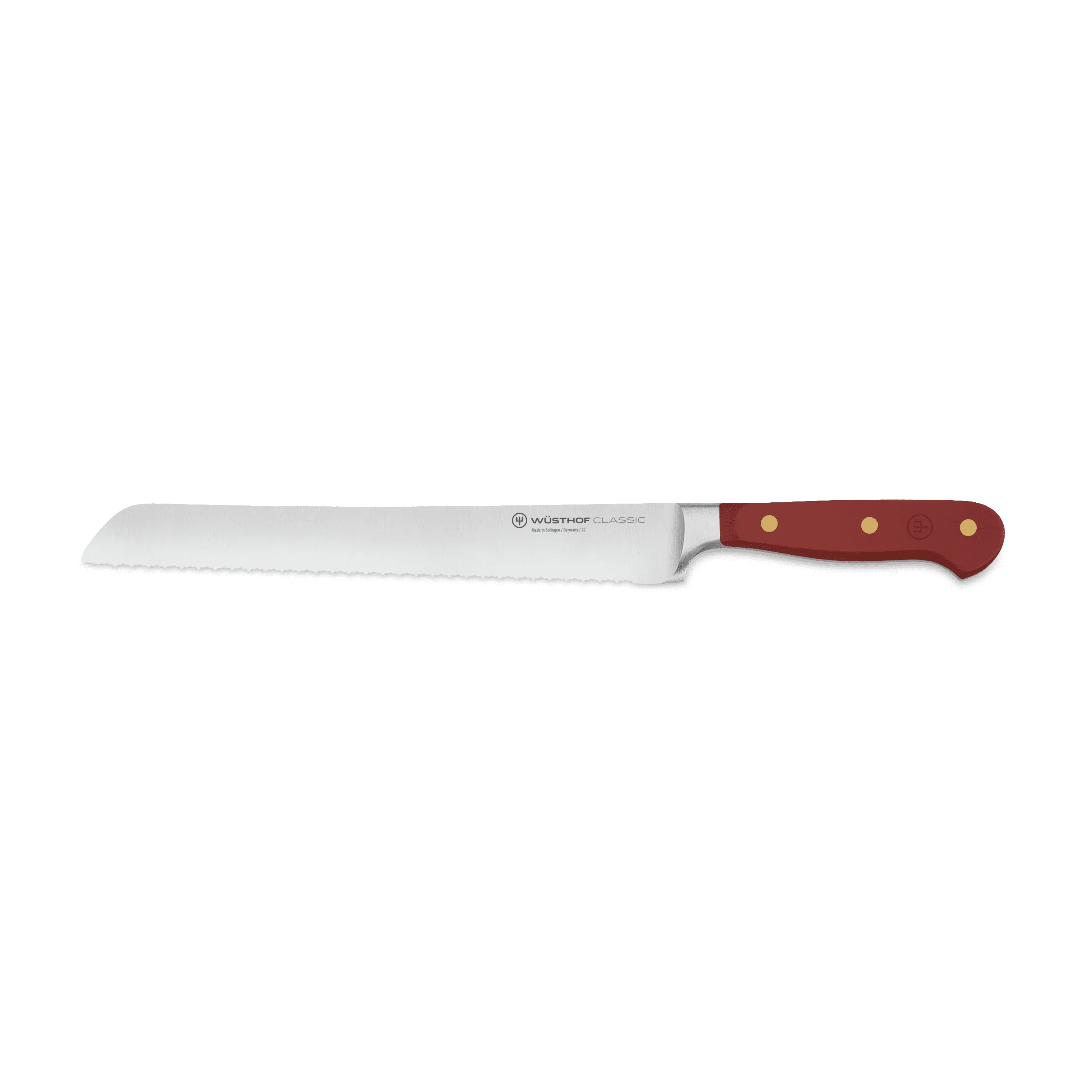 Wusthof Classic Color Series 9" Stainless Steel Double Serrated Bread Knife
