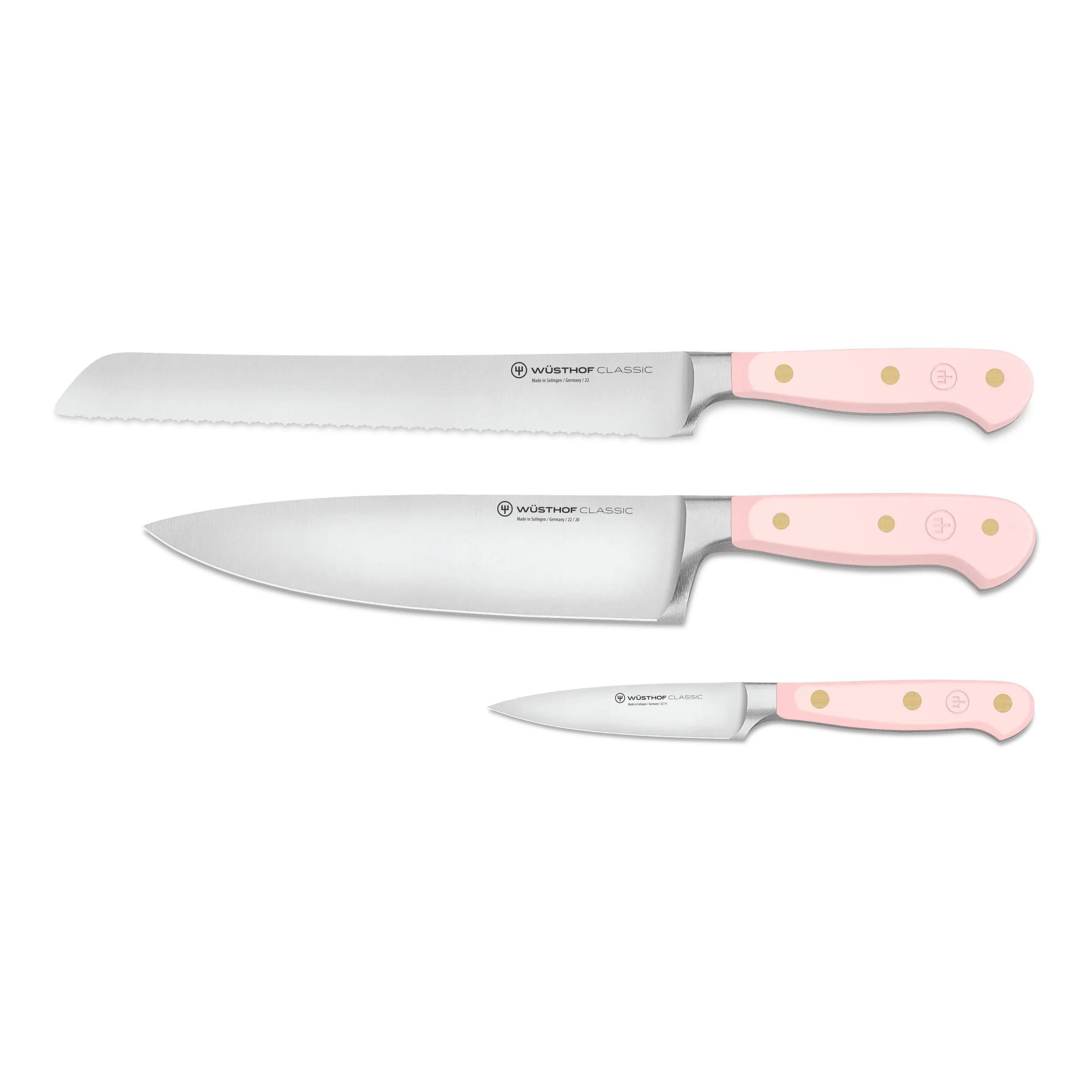 Wusthof Classic Pink Himalayan Salt - 3 Pc. Essential Knife Set