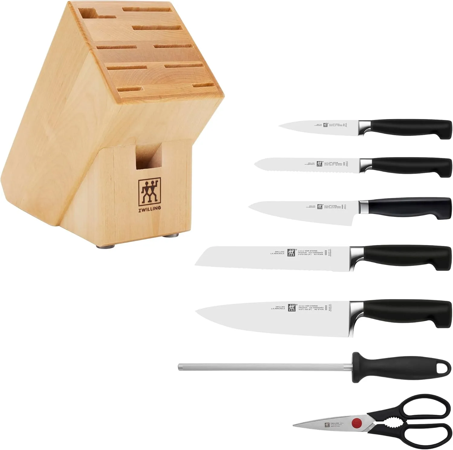 ZWILLING J.A. Henckels Four Star Anniversary 8-pc Knife Block Set