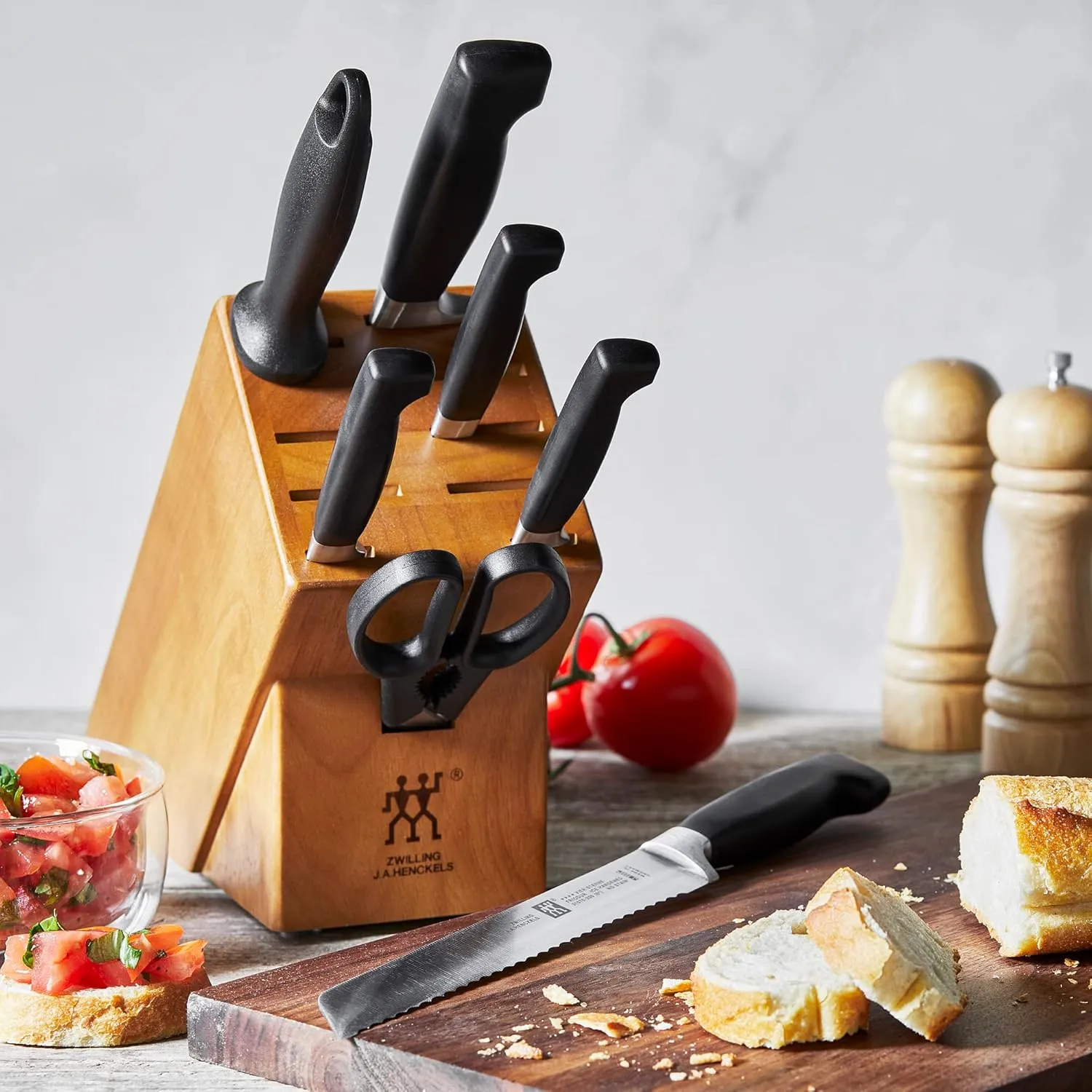 ZWILLING J.A. Henckels Four Star Anniversary 8-pc Knife Block Set