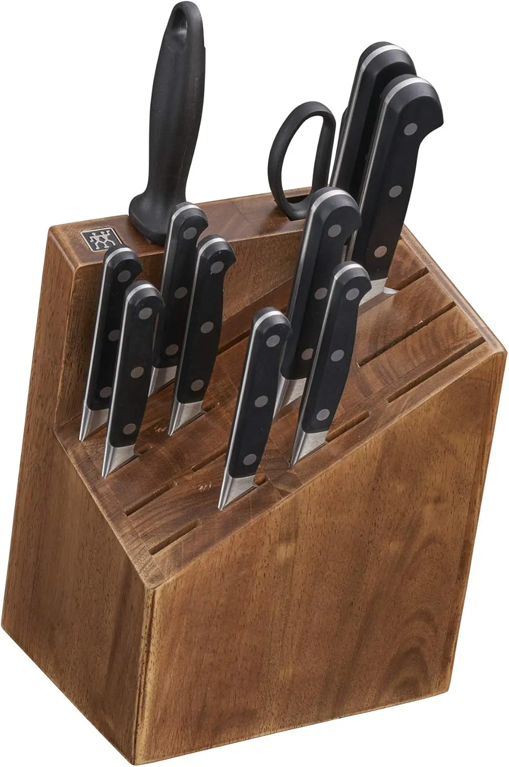 ZWILLING J.A. Henckels Zwilling Pro 12 Piece Block Knife Set, Black