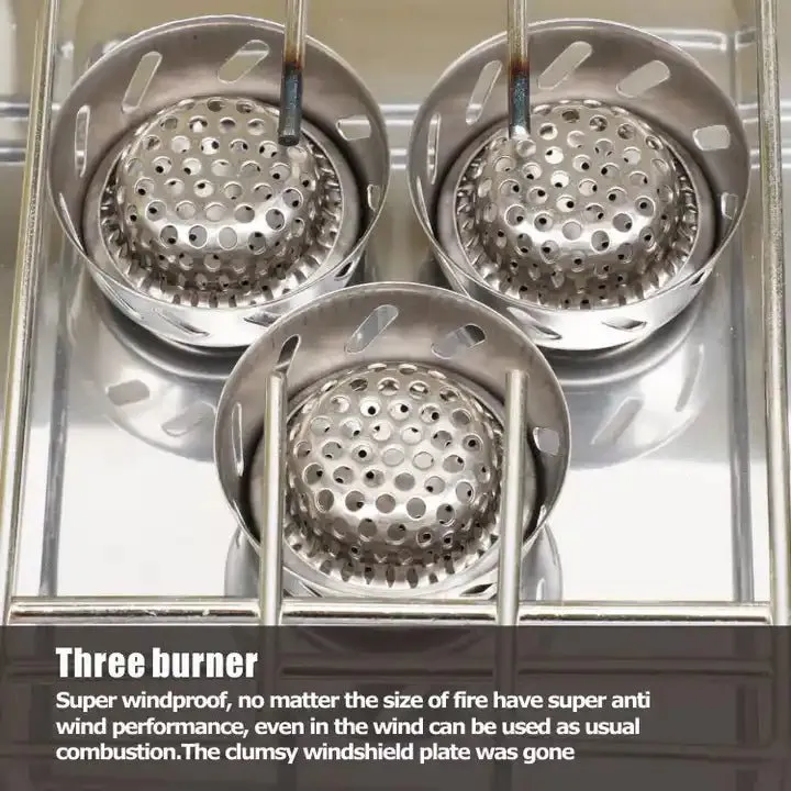 ZYZY Portable Double Burner - Military Brown